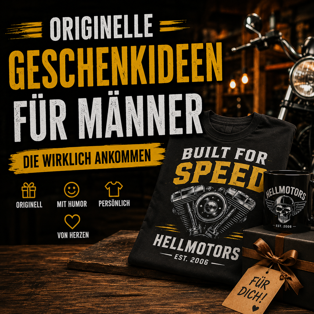 Geschenk für Männer finden – originelle Ideen, die wirklich ankommen - Hellmotors