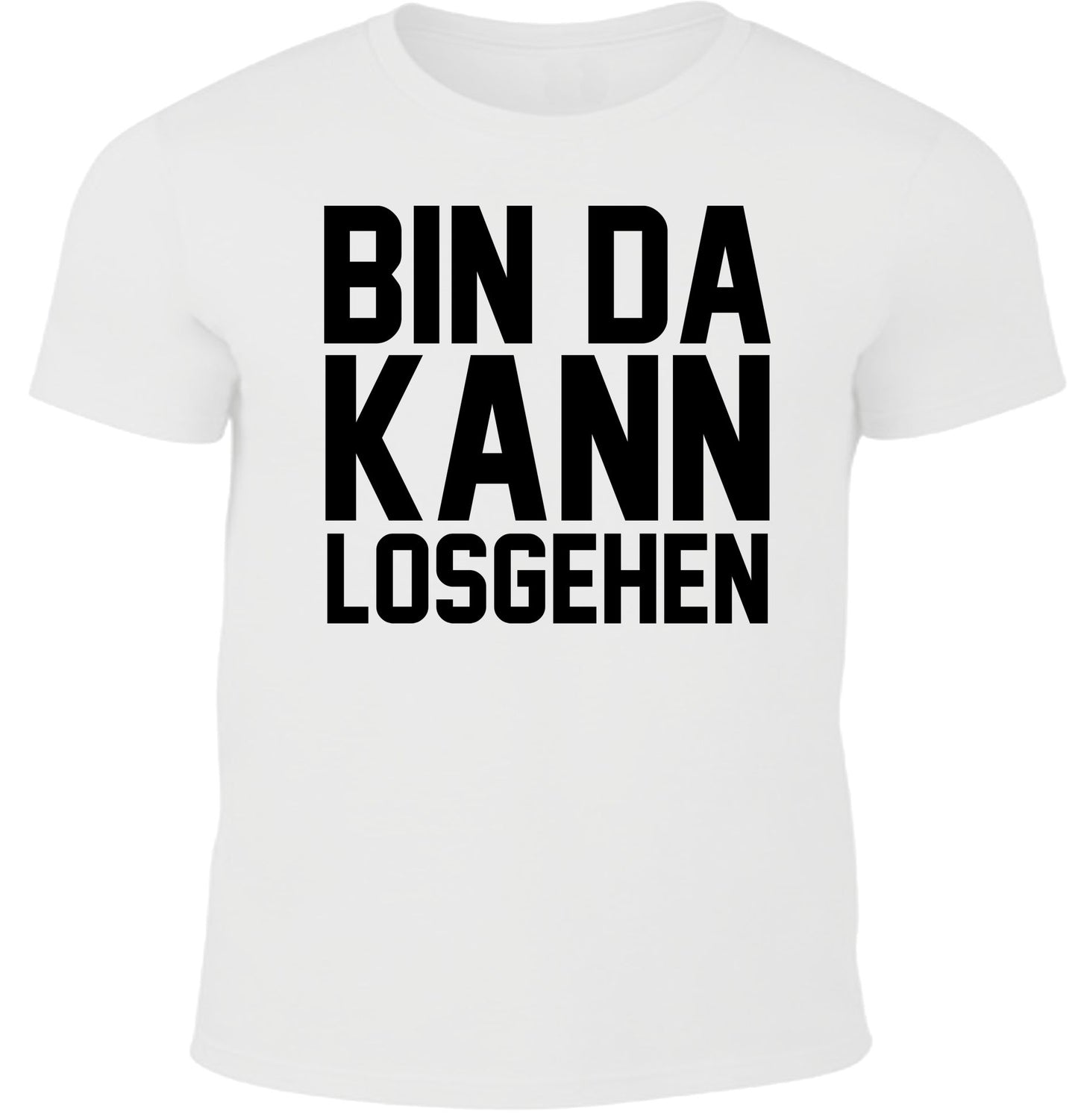 Bin da, kann losgehen - Fun Herren Shirt