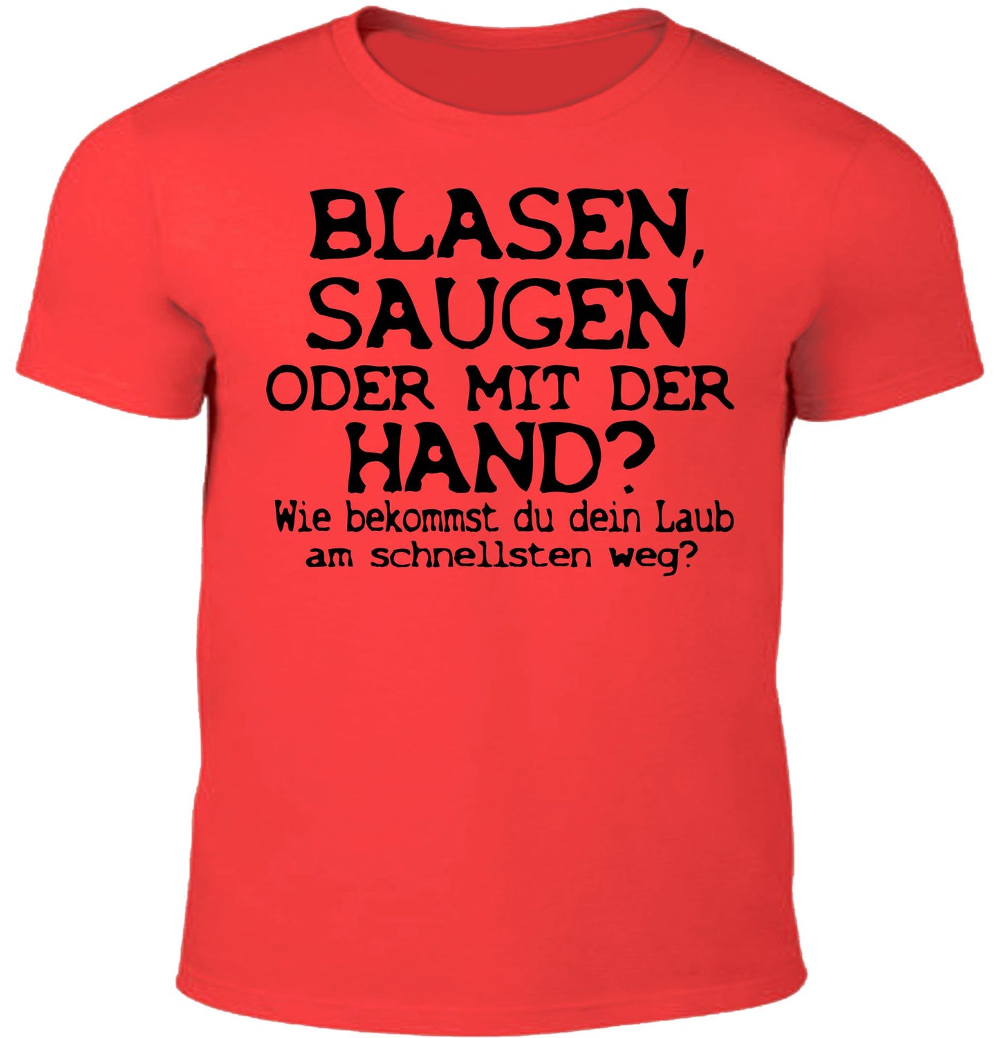 Blasen, Saugen oder mit der Hand - Fun Herren Shirt