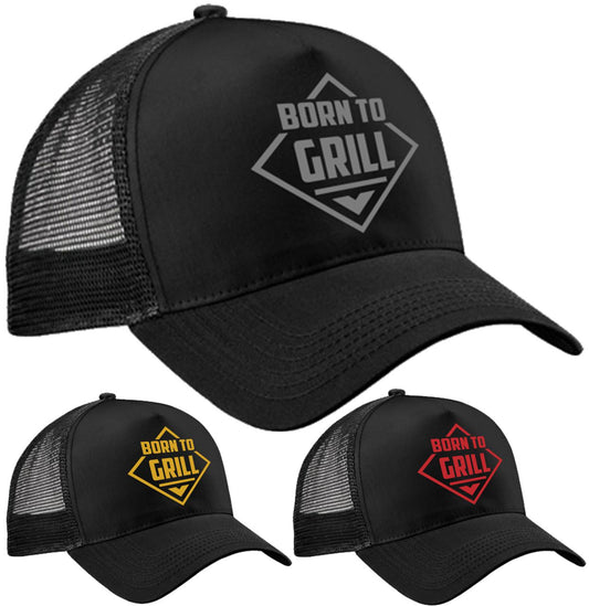Trucker Cap Born to Grill - Hellmotors