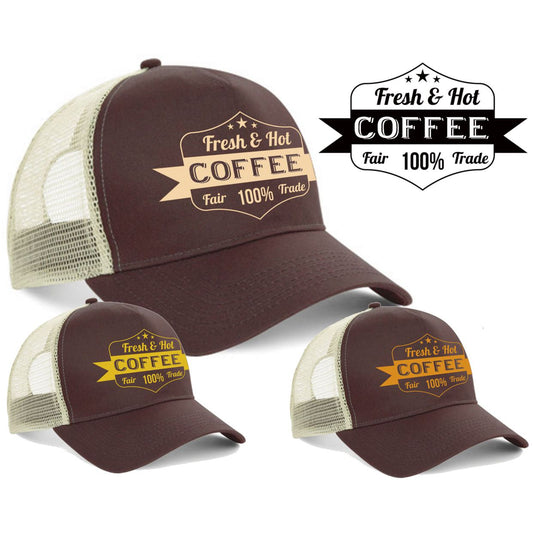 Trucker Cap Coffee chocolate - Hellmotors