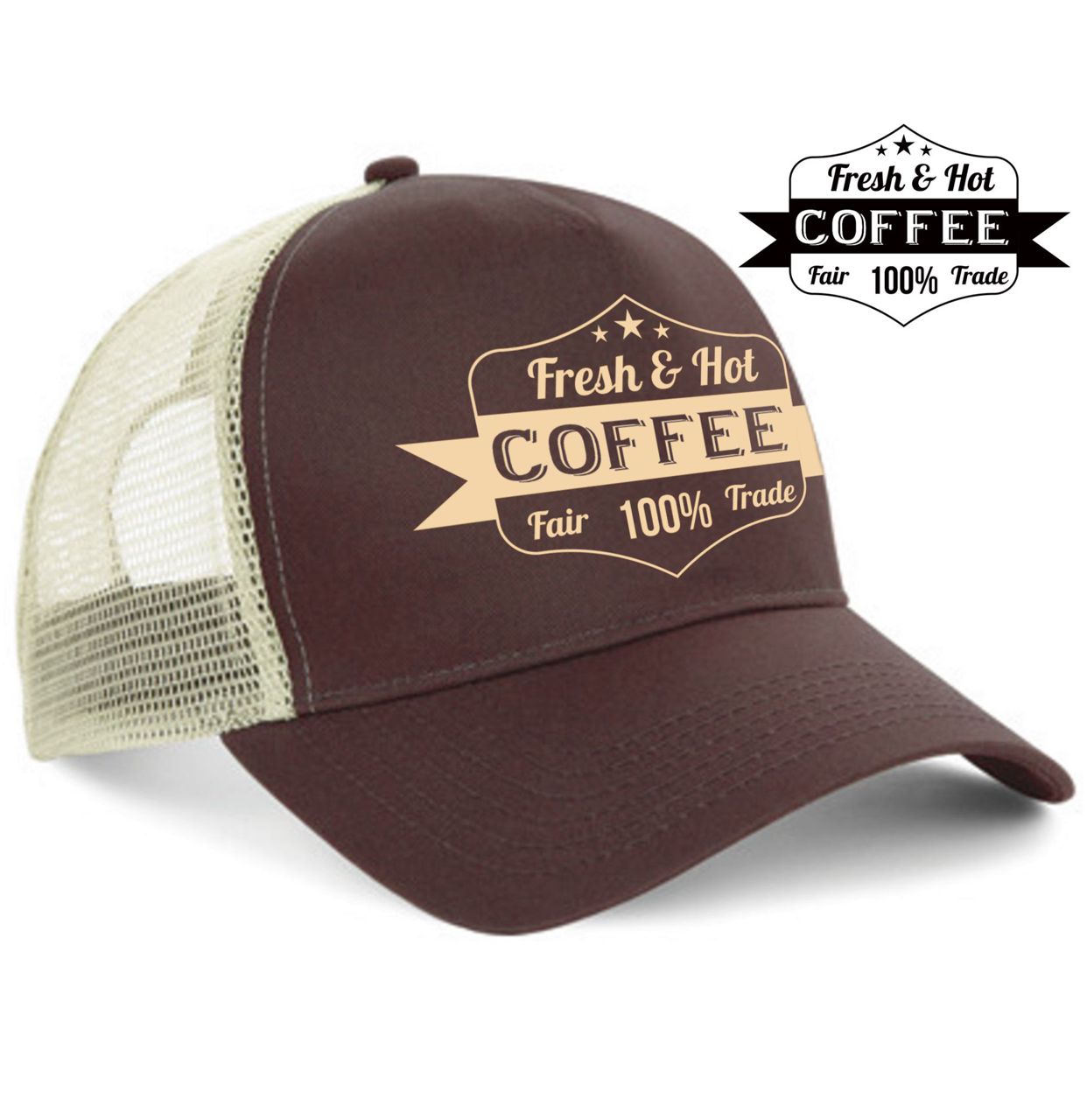 Trucker Cap Coffee chocolate