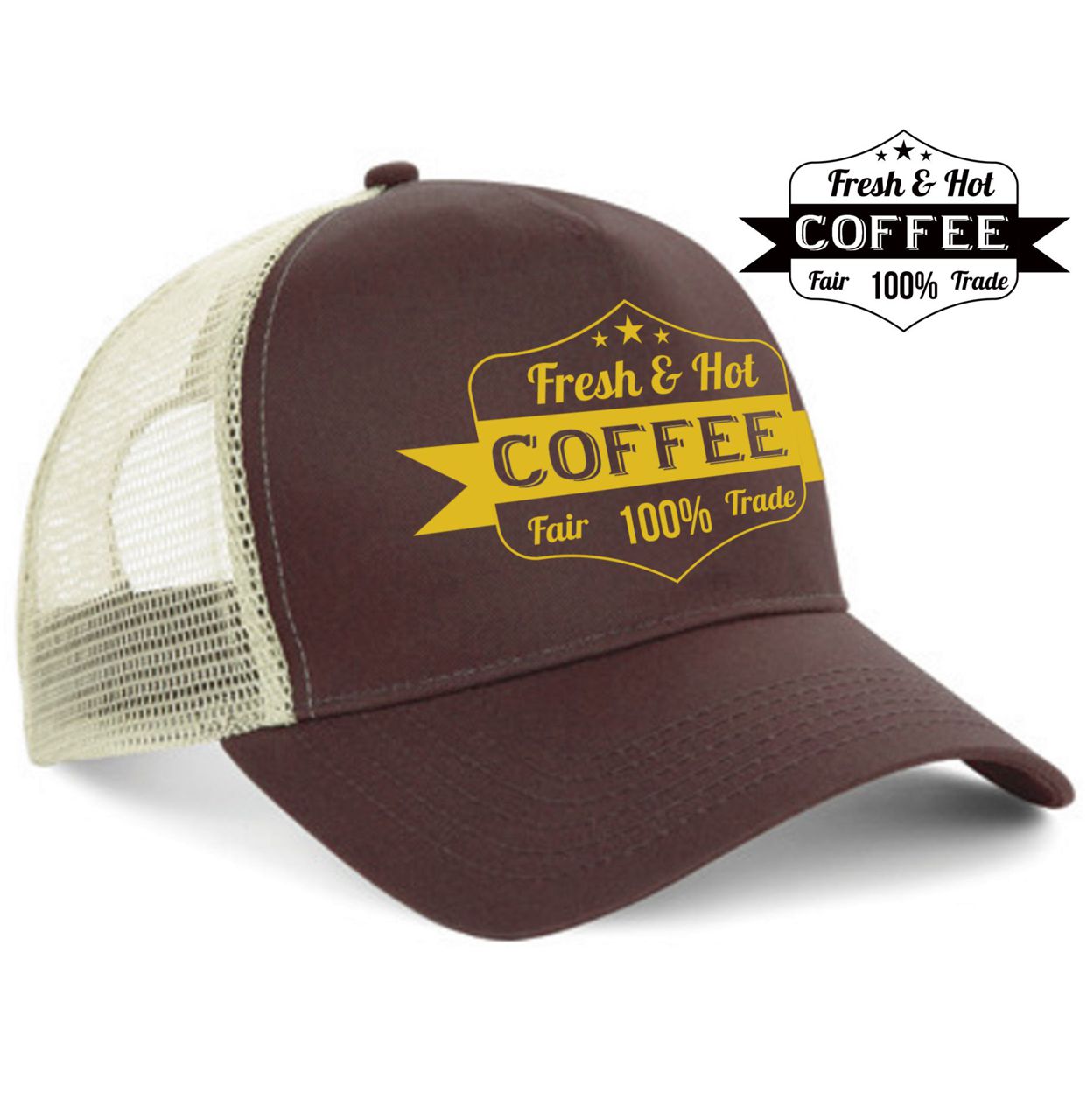Trucker Cap Coffee chocolate