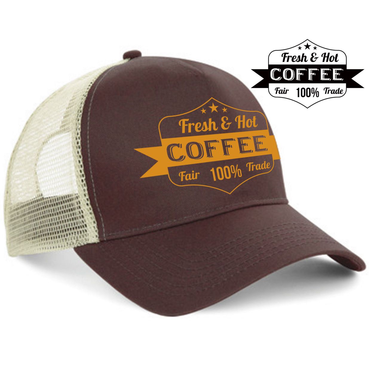 Trucker Cap Coffee chocolate