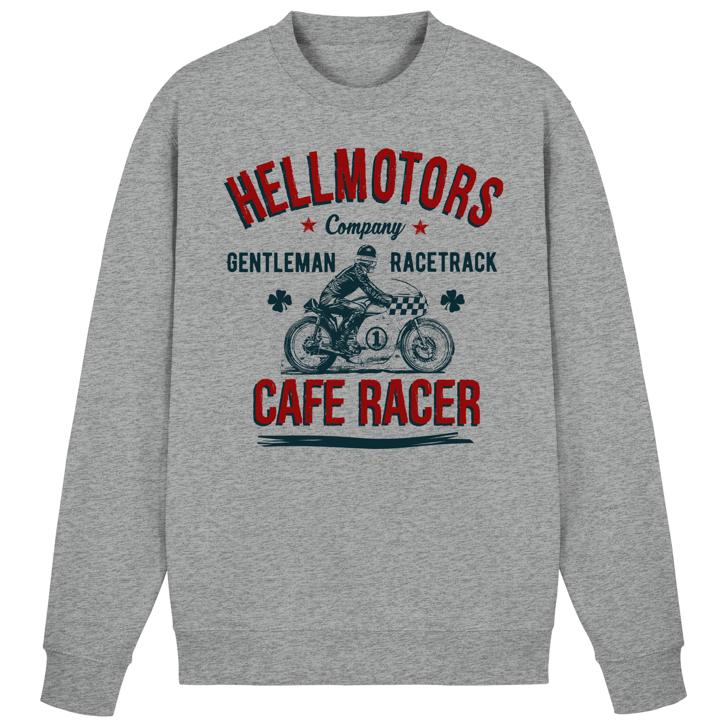 Gentleman Racer Sweatshirt– Classic Motorcycle Spirit | HELLMOTORS