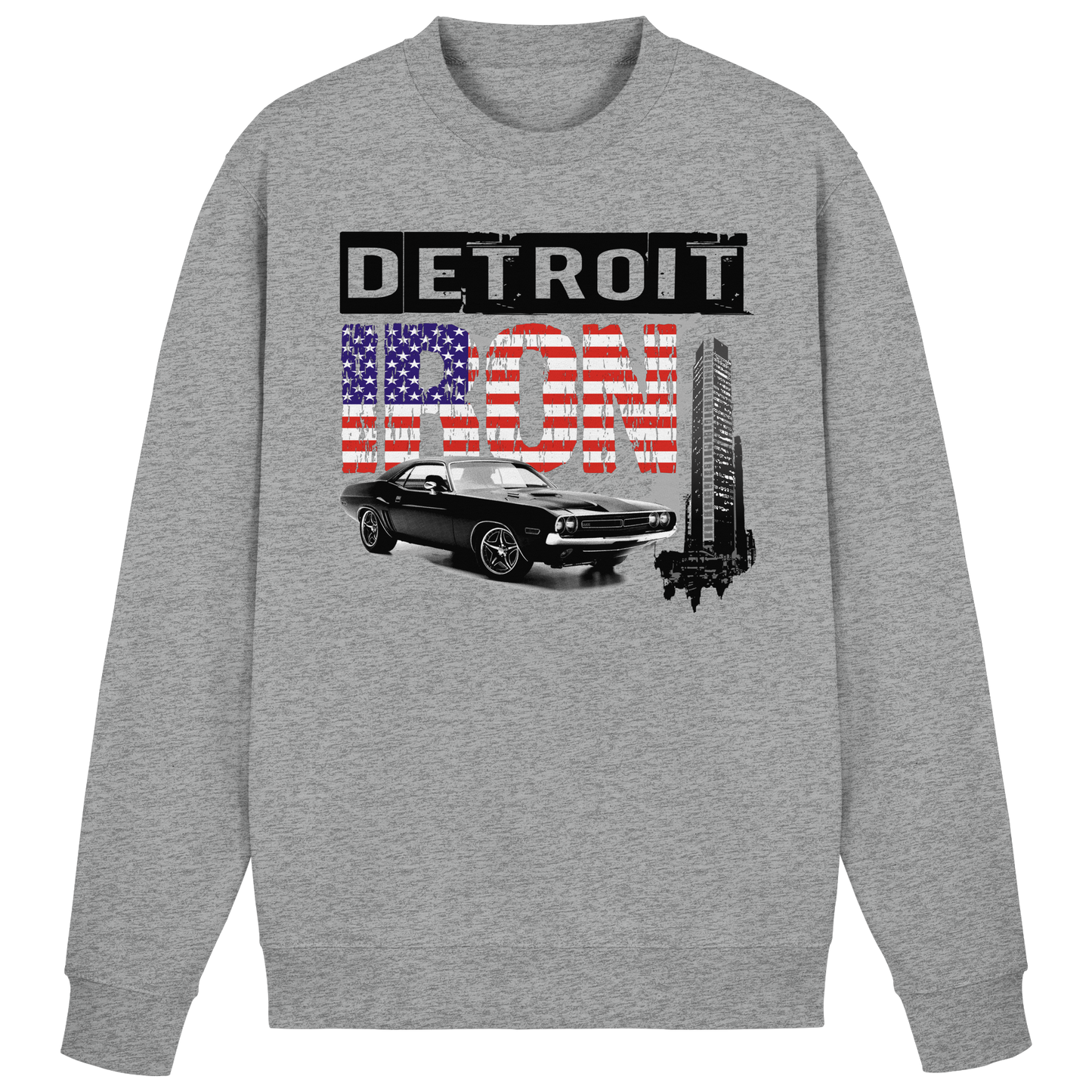 Muscle Car Sweater Detroit – Vintage US Car Sweatshirt | HELLMOTORS