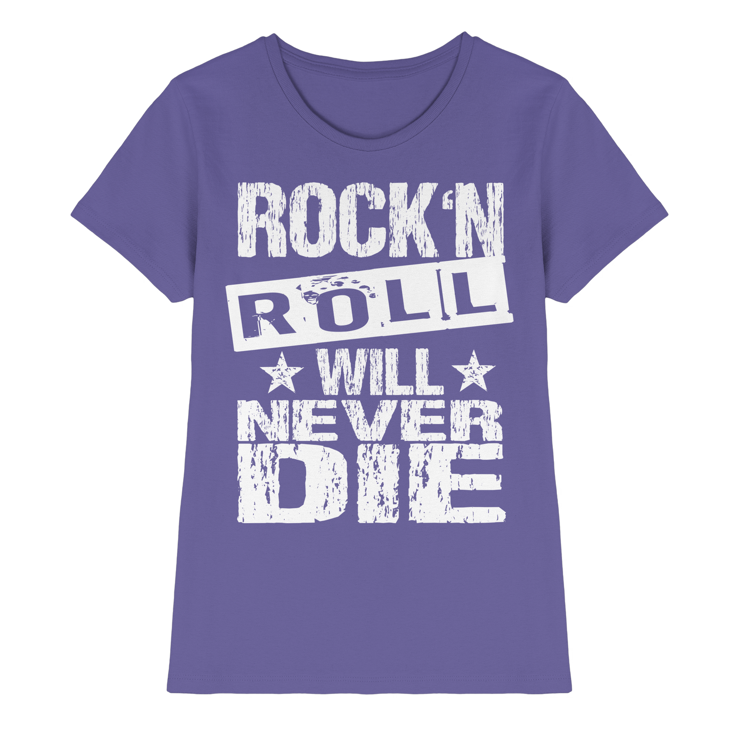 Rock n Roll will never die - Ladies Premium Shirt