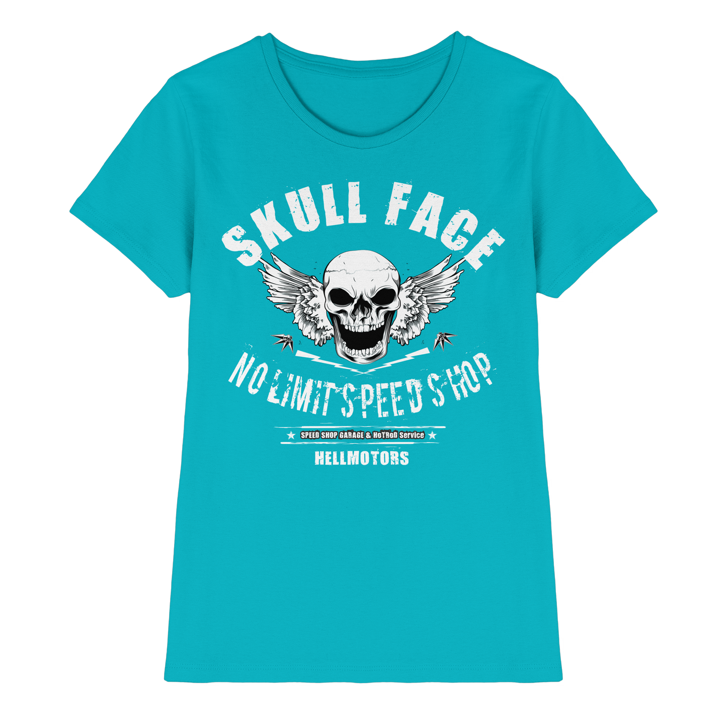 Skull Face Garage - Ladies Premium Shirt