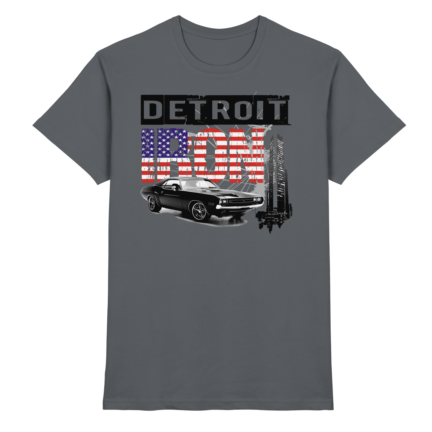 Muscle Car T-Shirt Detroit – Vintage US Car Shirt | HELLMOTORS