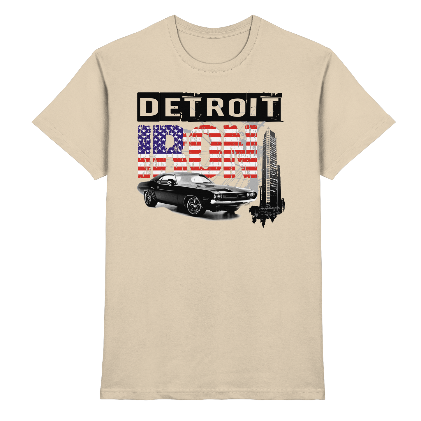 Muscle Car T-Shirt Detroit – Vintage US Car Shirt | HELLMOTORS