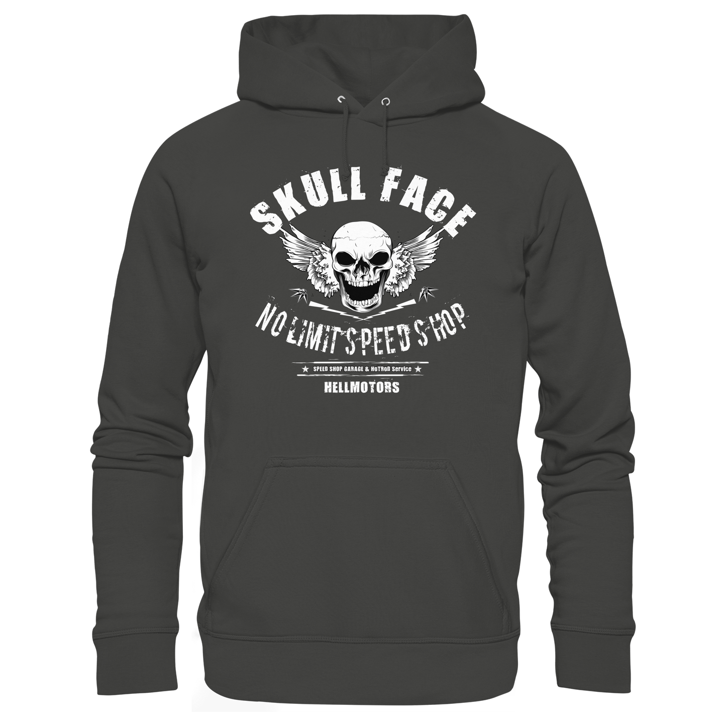 Skull Face Garage - Premium Unisex Hoodie