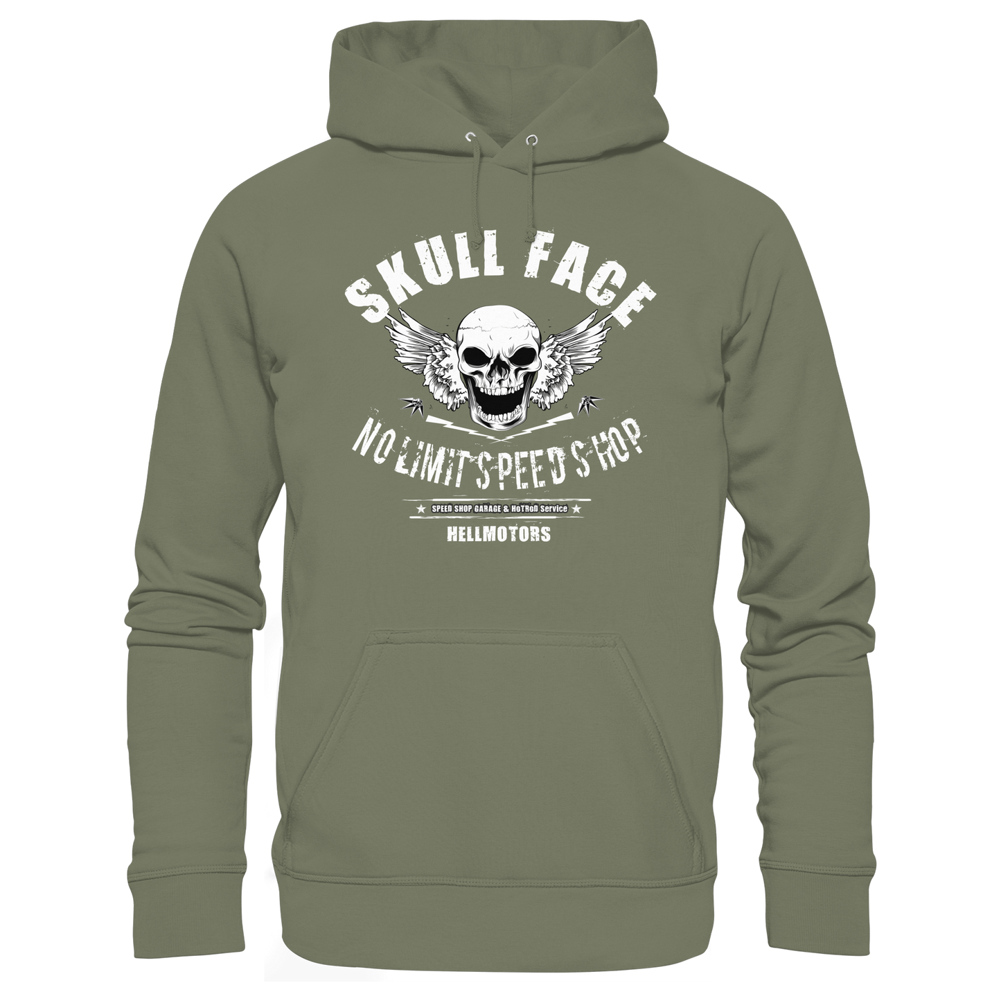 Skull Face Garage - Premium Unisex Hoodie