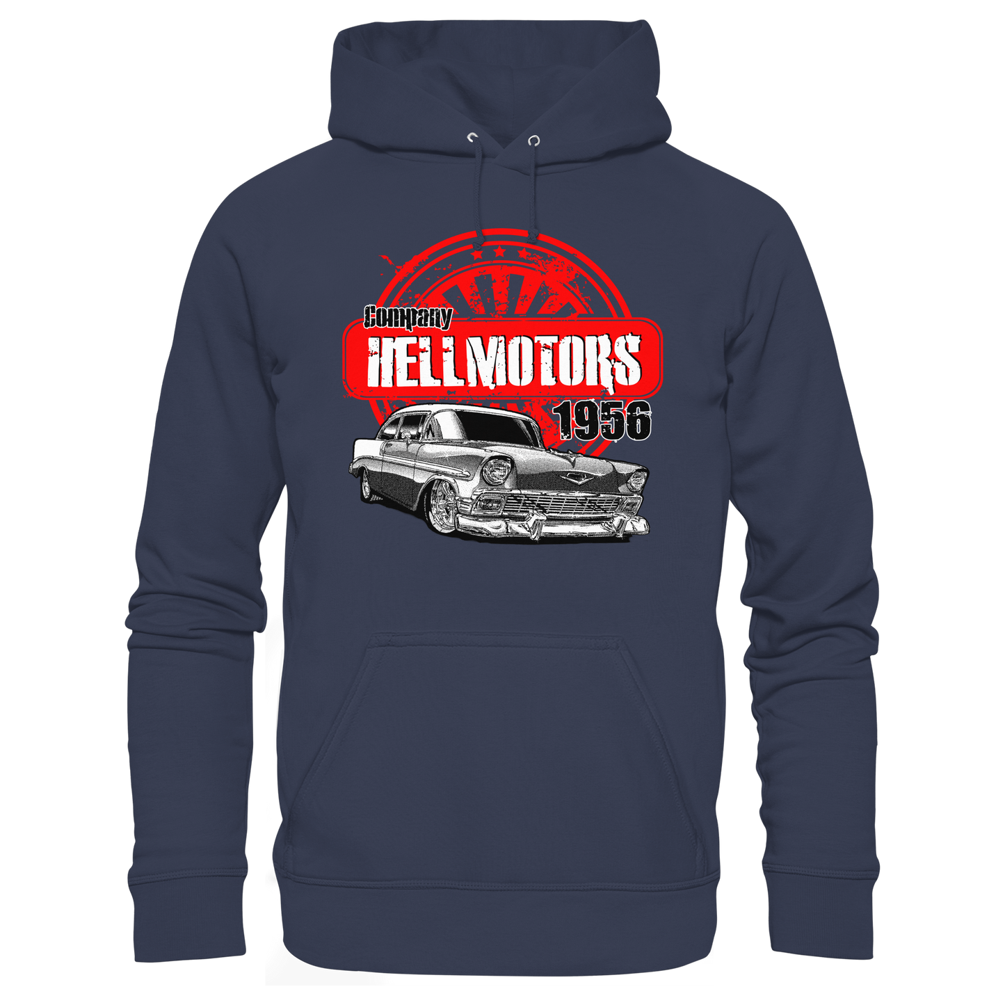 Vintage Auto Chevy 1956 – Biker & Hot Rod Hoodie| HELLMOTORS