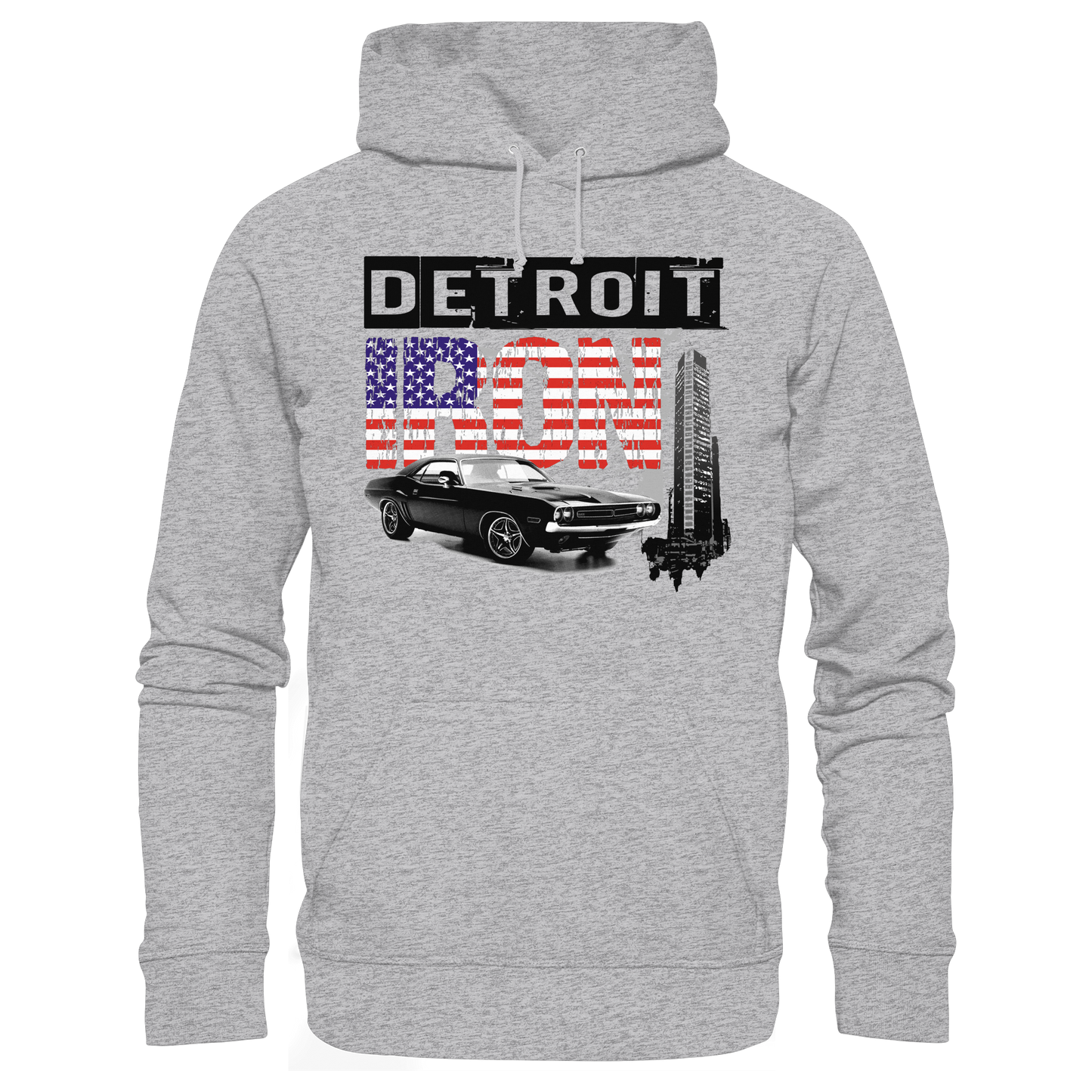 Muscle Car Hoodie Detroit – Vintage US Car Hoodie| HELLMOTORS