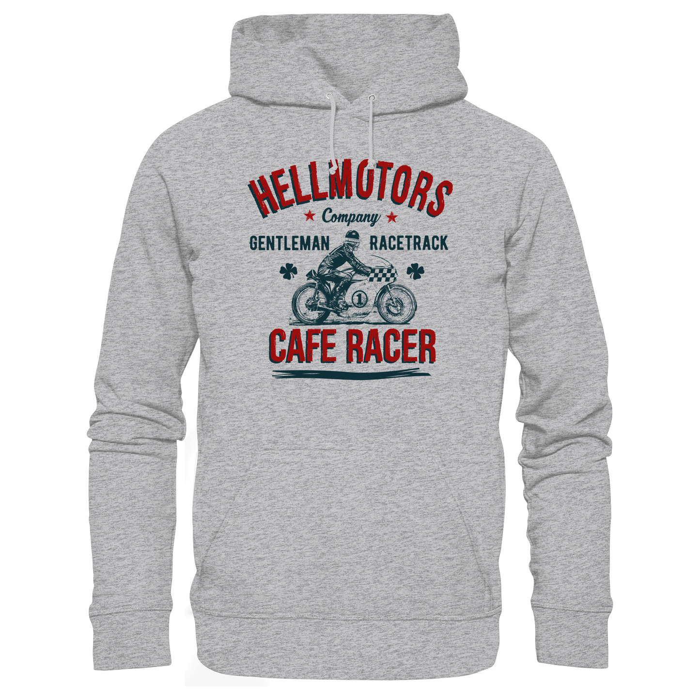 Gentleman Racer Hoodie– Classic Motorcycle Spirit | HELLMOTORS