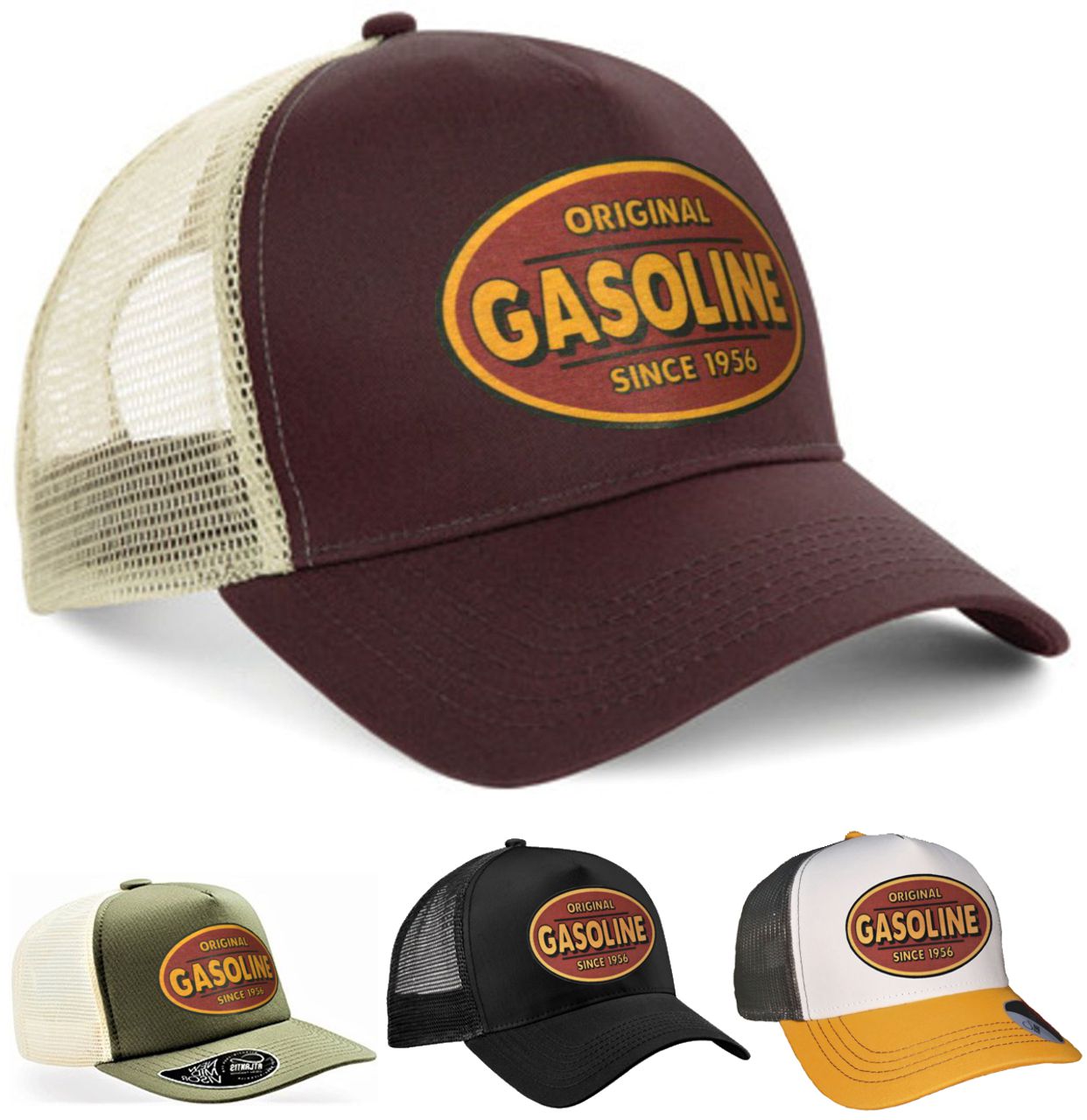 Trucker Cap Gasoline