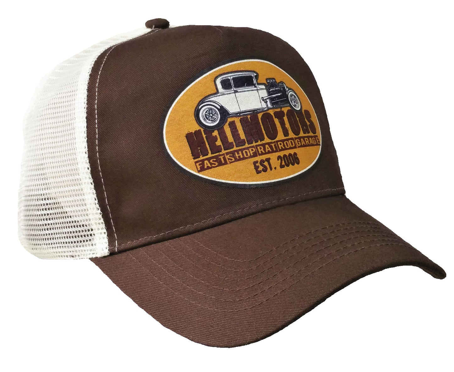 Trucker Cap Hot Rod Shop Choco