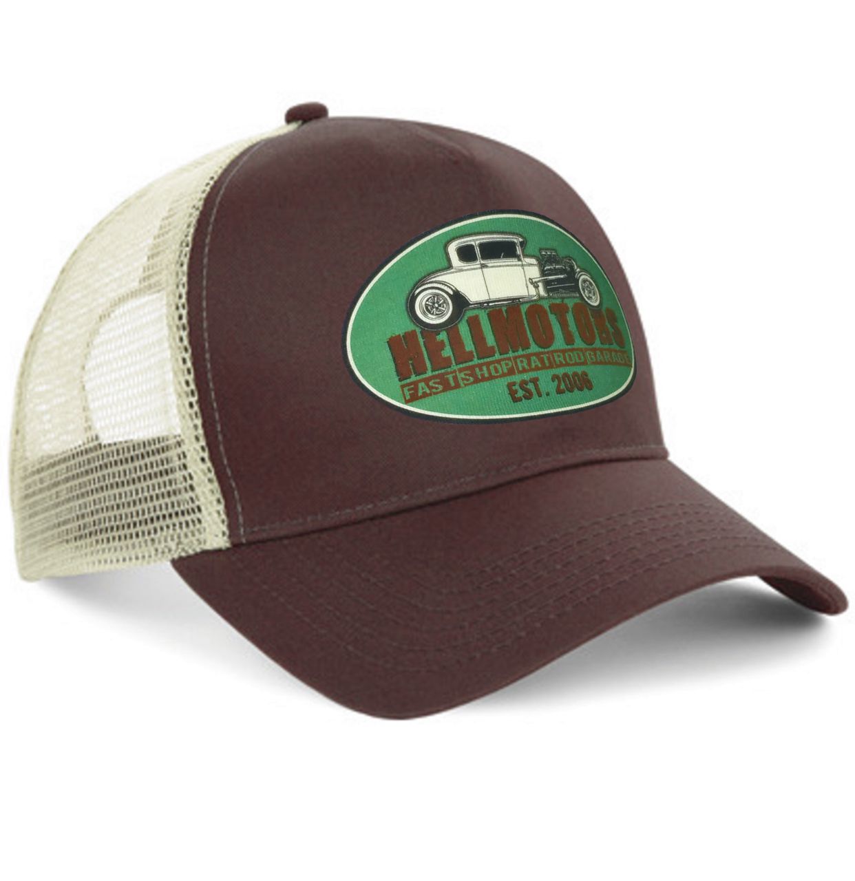 Trucker Cap Hot Rod Shop Choco