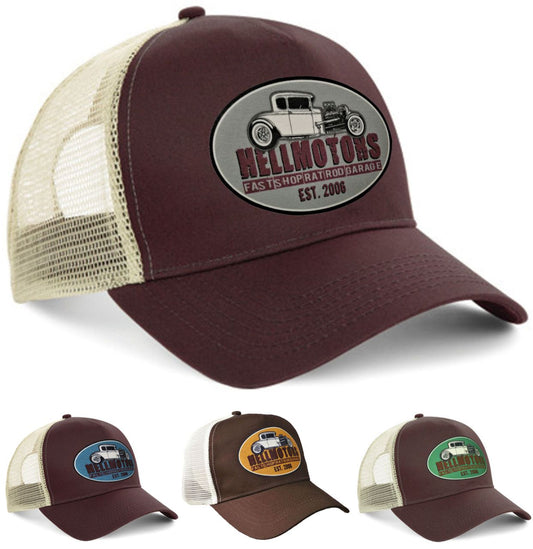 Trucker Cap Hot Rod Shop Choco