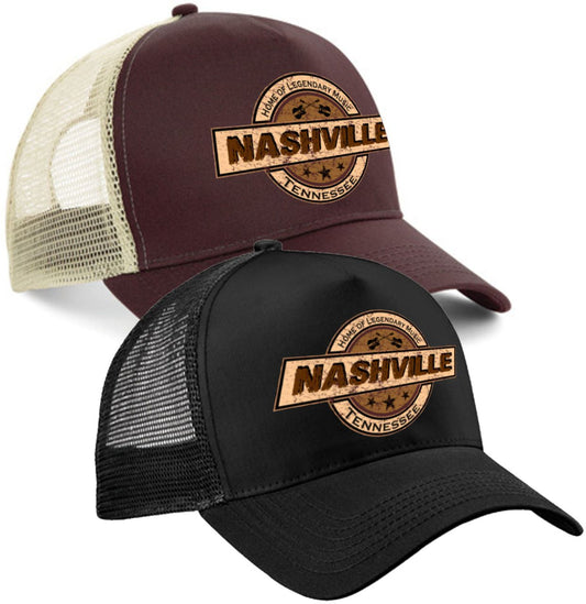 Nashville Tennessee Trucker Cap – Legendary Music Style