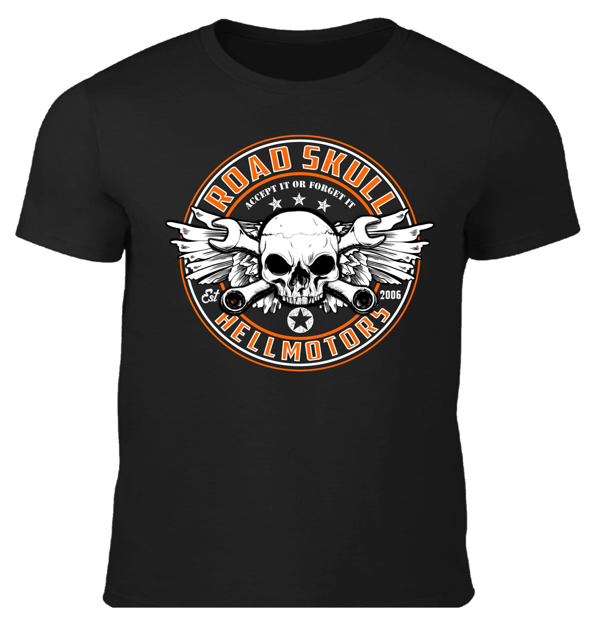 Road Skull farbig - Herren Shirt