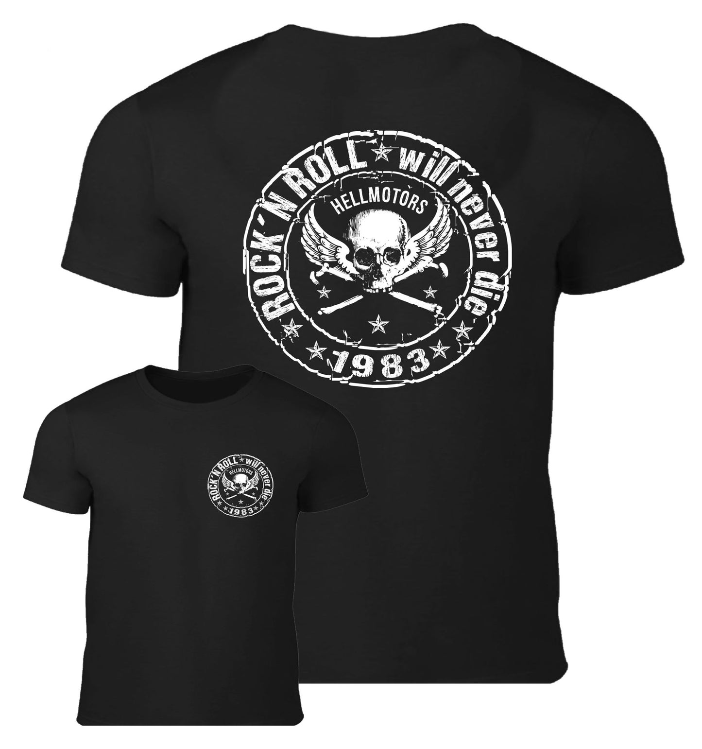 Rock n Roll - Herren Shirt zweiseitig