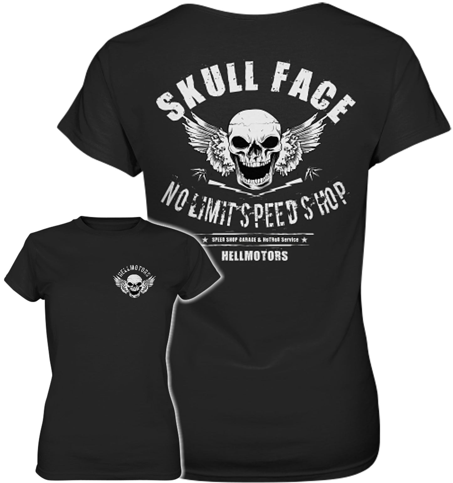 Skull Face - Ladies Shirt