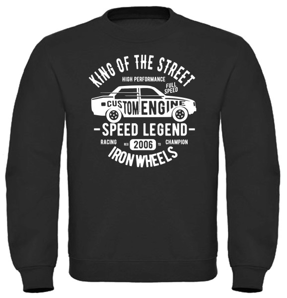 Herren Sweatshirt King of the Street