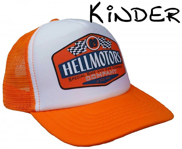 HELLMOTORS KINDER CAP "Race 69" Orange