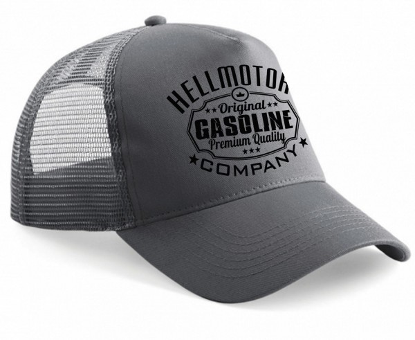HELLMOTORS Trucker CAP "Gasoline" Dunkelgrau