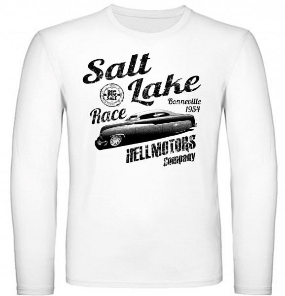 Herren Longsleeve "Salt Lake Race" weiß