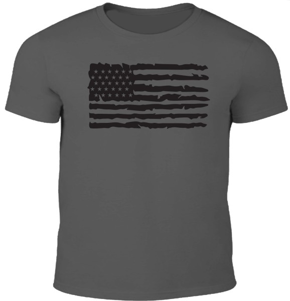 Herren US Car T-Shirt - USA Flagge