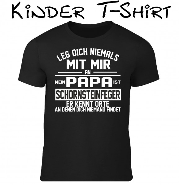 Kinder T-Shirt "Papa ist Schornsteinfeger"