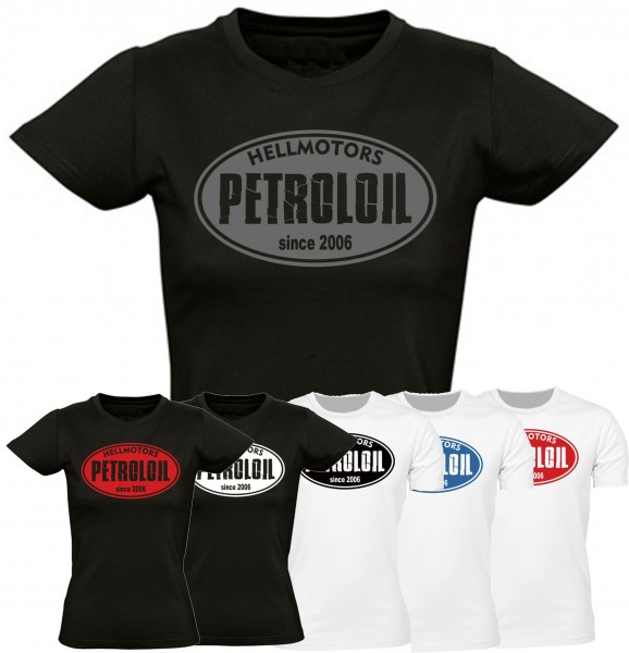 Damen T-Shirt Petroloil