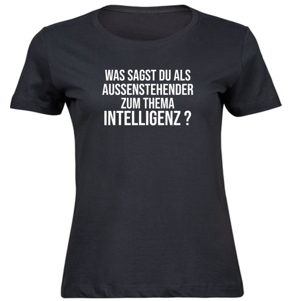 Damen Fun T-Shirt - Thema Intelligenz