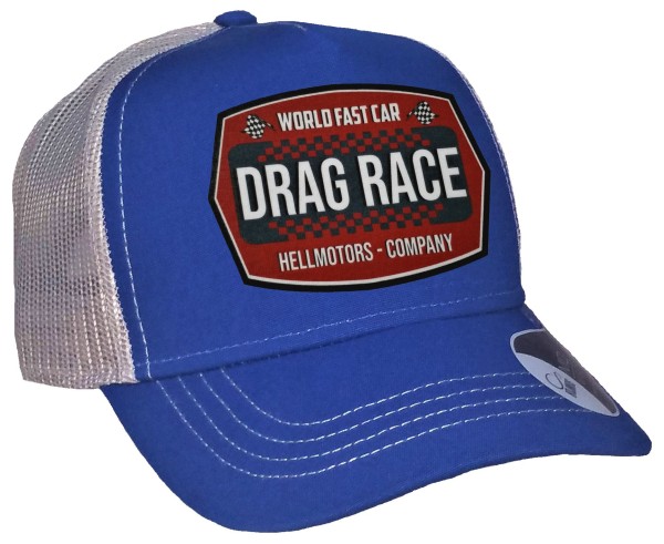 Trucker Cap - Drag Race - Blau/Grau