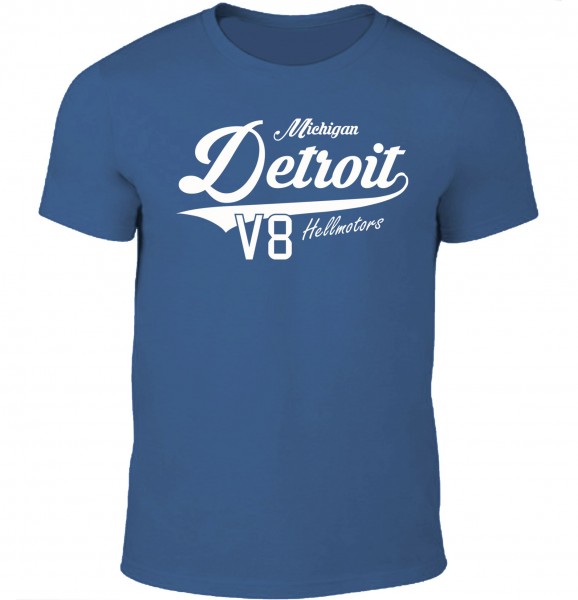 Kinder T-Shirt Detroit in denimblau