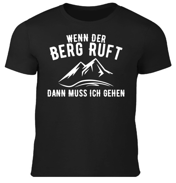 Herren T-Shirt - Wenn der Berg ruft