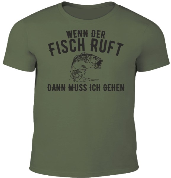 Herren T-Shirt - Wenn der Fisch ruft